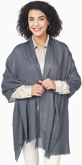 Women's wool shawl, luxurious warm large pure wool shawl