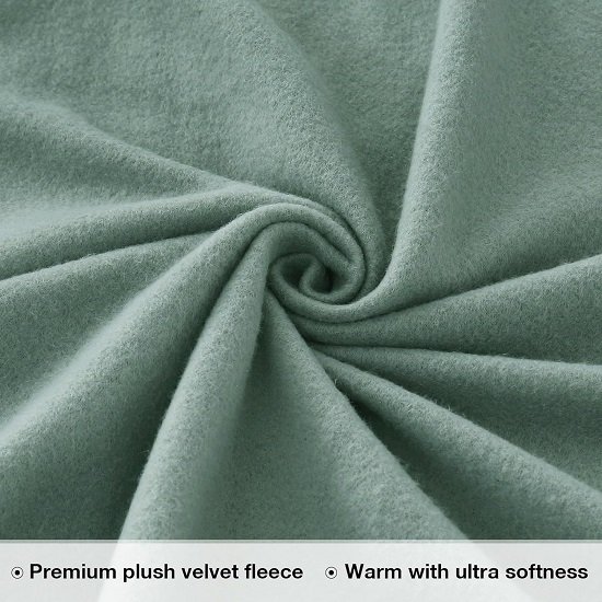 Plush Micro Fleece Full Bed Sheet Set - Soft Fuzzy Polar Fleece Velour Velvet Sheets - Extra Warm Winter Fleece Bed Sheets with Deep Pocket - Emerald Green - Full
