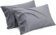 Cool Pillowcase Large - 100% Rayon, Sourced from Bamboo Dark Gray Pillowcases 2, Silky Soft Breathable Pillowcases with Envelope Closure, 20x30 inches